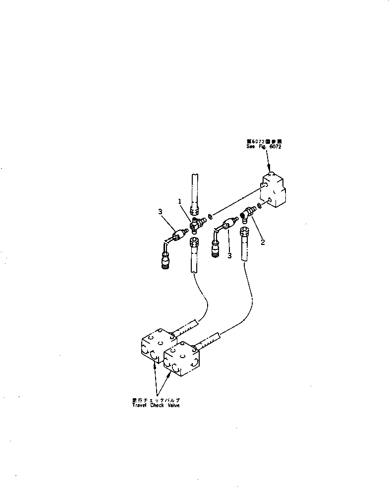 Komatsu parts book diagram for PC1000SP-1 S/N 10001-UP: TRAVEL ALARM SWITCH (WITH AUTO DECELERATION)(#10180-)