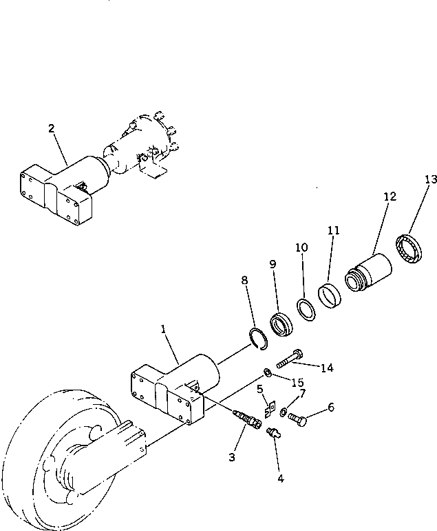 Excavators Komatsu / PC1000SP-1 S/N 10001-UP(pc10000c) / IDLER CUSHION (1/2)(090150 : 3211)
