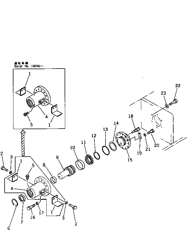 Excavators Komatsu / PC1000SP-1 S/N 10001-UP(pc10000c) / IDLER CUSHION (2/2)(090160 : 3212)