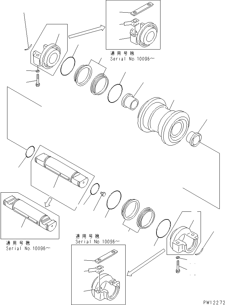 Excavators Komatsu / PC1000SP-1 S/N 10001-UP(pc10000c) / TRACK ROLLER(090230 : 3301)