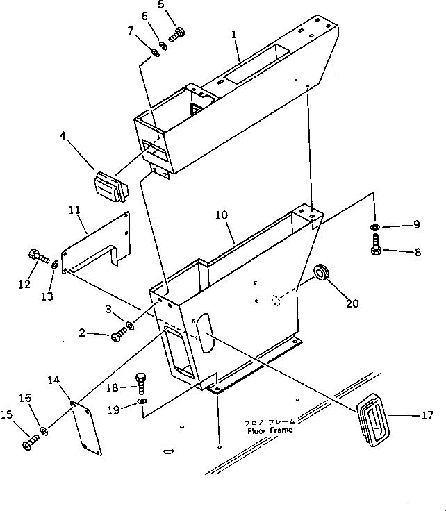 Excavators Komatsu / PC1000SP-1 S/N 10001-UP(pc10000c) / CONTROL STAND ? L.H.(120110 : 4261)