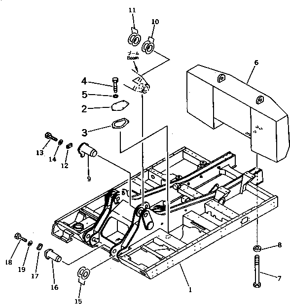 Excavators Komatsu / PC1000SP-1 S/N 10001-UP(pc10000c) / REVOLVING FRAME (FOR LOW CAB) (FOR ADDITIONAL OIL COOLER)(#10340-)(120190 : 4604)