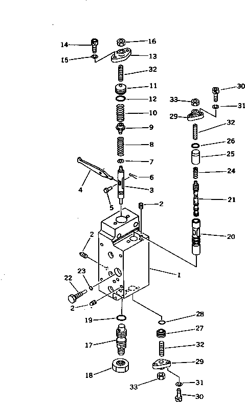 Komatsu parts book diagram for PC1000SP-1 S/N 10001-UP: HYDRAULIC PUMP NO.1 (FRONT SERVO VALVE) (8/13) (WITH 3-STAGE     SELECTOR MODE OLSS)