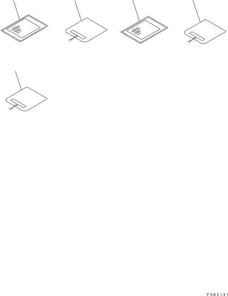 Komatsu parts book diagram for PC1000SP-1 S/N 10001-UP: MARKS AND PLATES (TABLE ? TAG PLATE)(WITH LARGE CAPACITY RADIATOR)(ENGLISH)(#10351-)