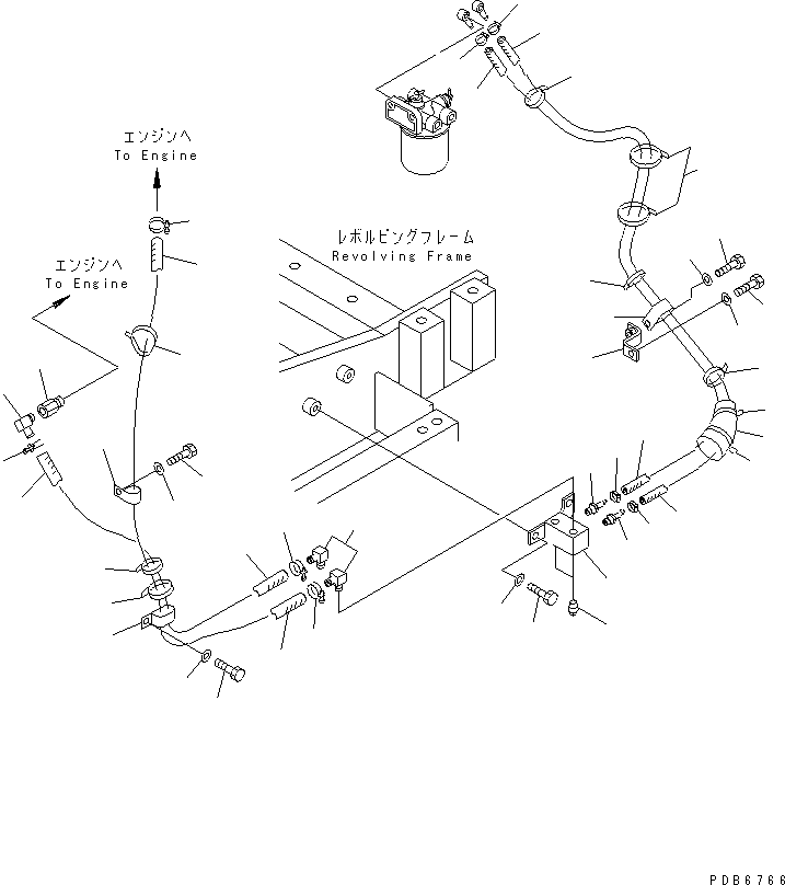 Excavators Komatsu / PC100L-6 S/N 15001-UP(pc100l-c) / CORROSION RESISTER (WITHOUT HEATER OR AIR CONDITIONER)(#15200-)(030140 : B0920-01A0A)