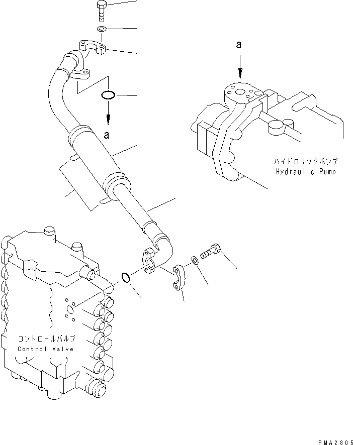 Excavators Komatsu / PC100N-6 S/N 1004-UP(pc100n-r) / DELIVERY LINE(150090 : H0312-01A0)