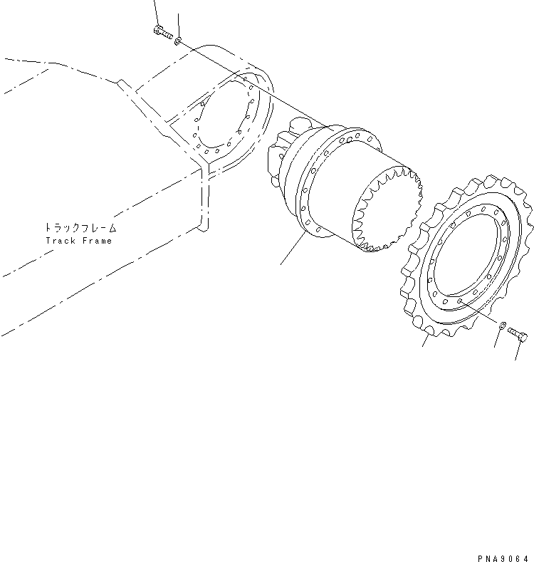 Excavators Komatsu / PC100N-6 S/N 1004-UP(pc100n-r) / FINAL DRIVE(300020 : P1210-01A1)