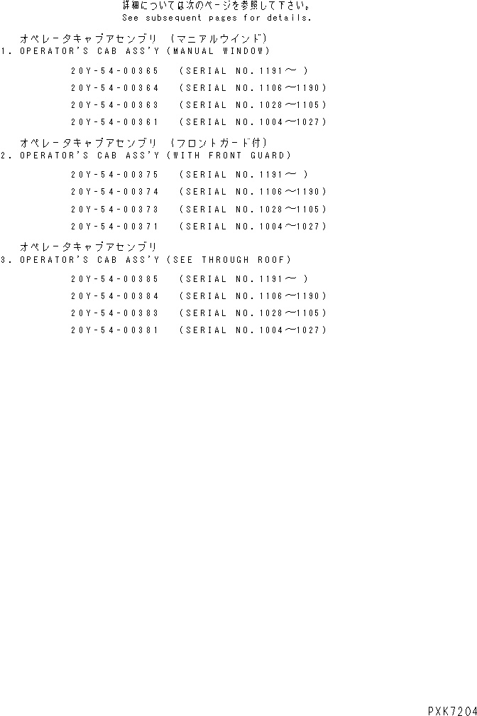 Excavators Komatsu / PC100N-6 S/N 1004-UP(pc100n-r) / OPERATOR