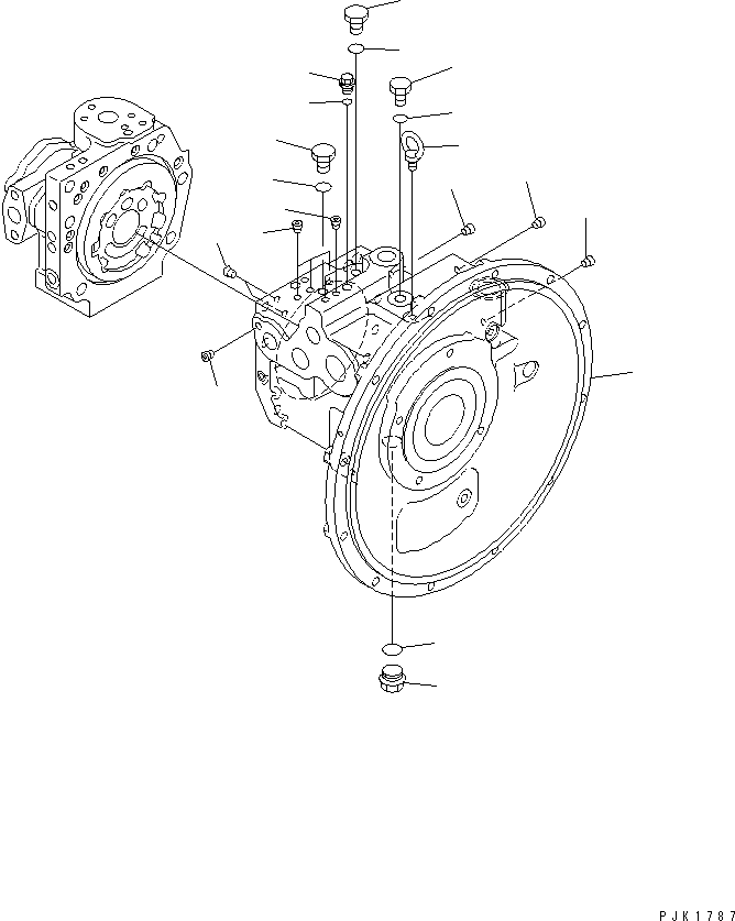 Excavators Komatsu / PC100N-6 S/N 1004-UP(pc100n-r) / MAIN PUMP (1/10)(#1191-)(450220 : Y1600-01A0A)