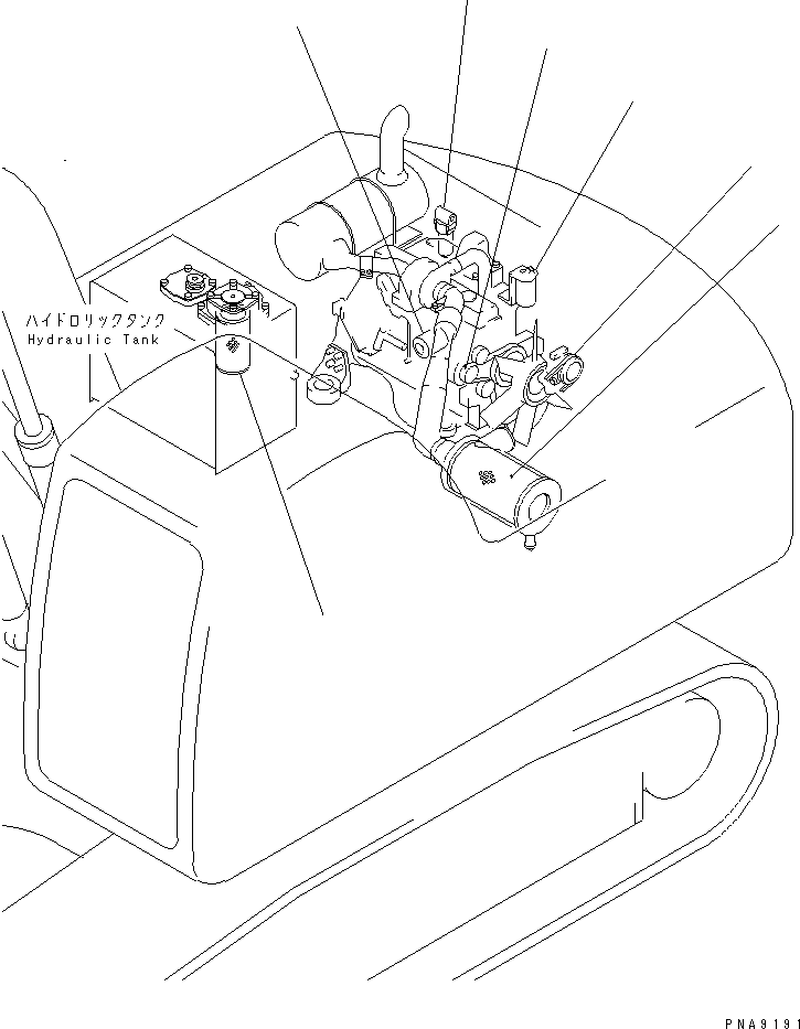 Excavators Komatsu / PC100N-6 S/N 1004-UP(pc100n-r) / ELEMENT AND V-BELT(#1191-)(480020 : Z0100-01A0A)
