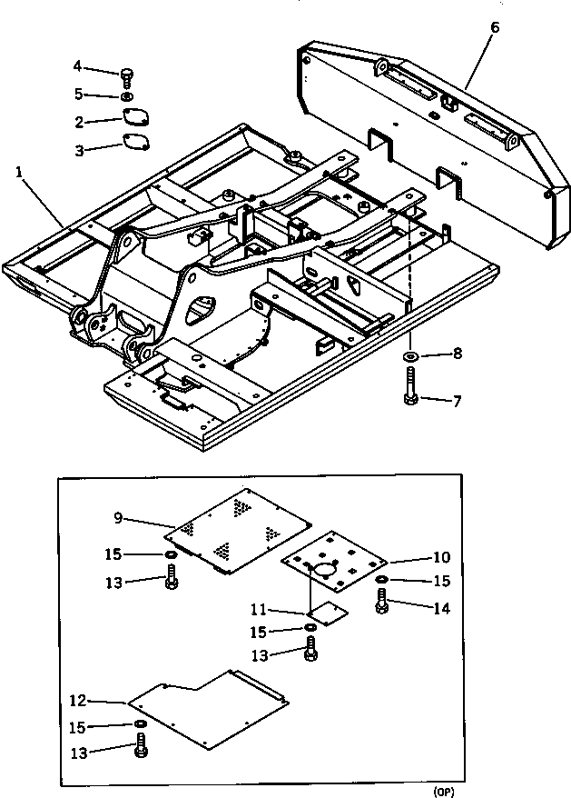 Excavators Komatsu / PC100S-3 S/N 18001-UP(pc100s-r) / REVOLVING FRAME(150010 : 5001)