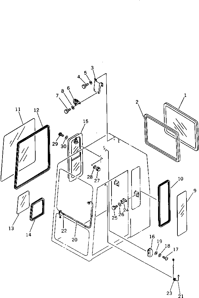 Excavators Komatsu / PC100S-3 S/N 18001-UP(pc100s-r) / OPERATOR