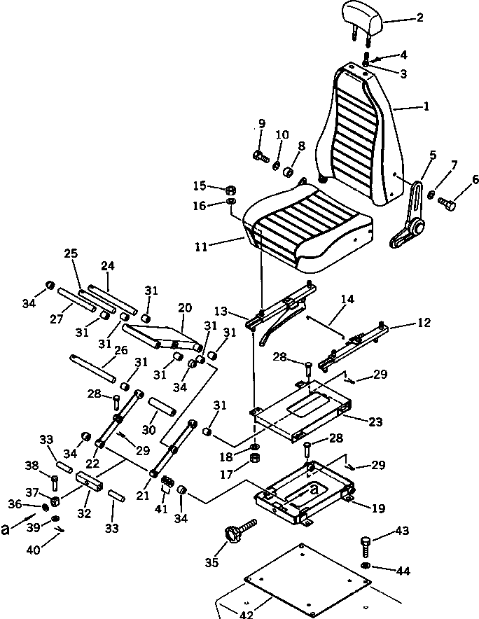 Excavators Komatsu / PC100S-3 S/N 18001-UP(pc100s-r) / OPERATOR