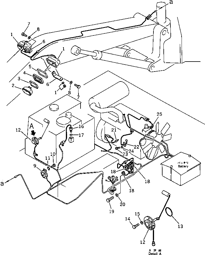 Excavators Komatsu / PC100U-3 S/N 12001-UP(pc100u0r) / ELECTRICAL SYSTEM (RELATED PARTS) (F/LONG LEVER CONT.) (W/AUTO   DECEL. ? SWING MECHANICAL BRAKE)(#12001-12019)(030180 : 1501)