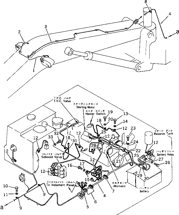 Excavators Komatsu / PC100U-3 S/N 12001-UP(pc100u0r) / ELECTRICAL SYSTEM (WIRING)(#12001-12019)(030210 : 1521)