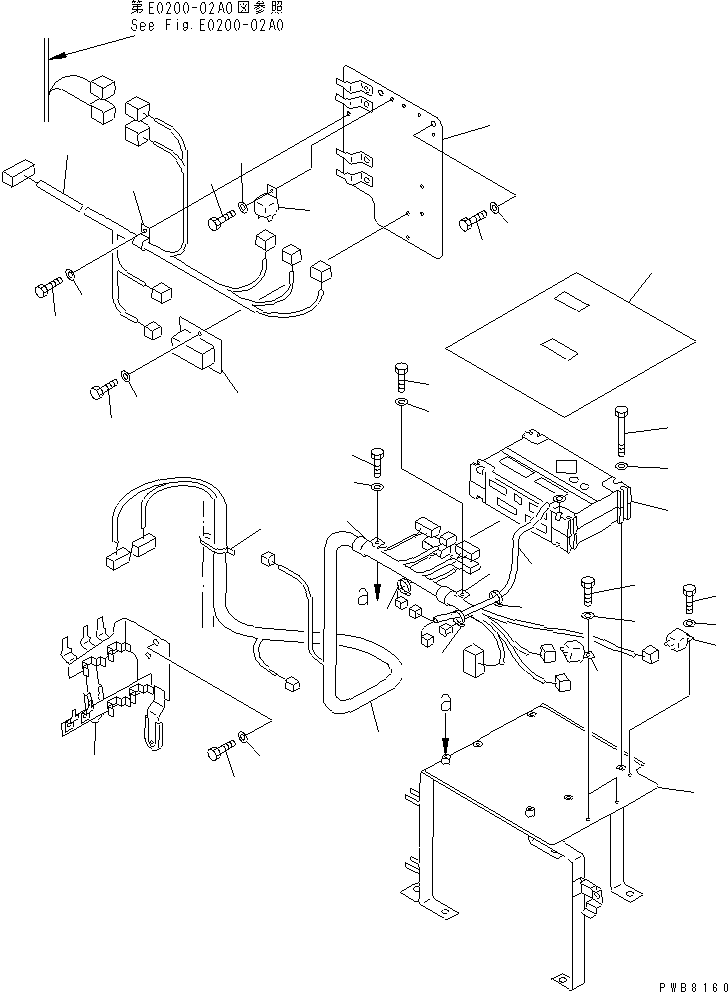 Komatsu parts book diagram for PC1100LC-6 S/N 10001-UP: CONTROLLER(#10001-10036)