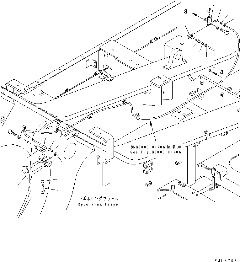 Komatsu parts book diagram for PC1100LC-6 S/N 10001-UP: AIR SYSTEM (HORN VALVE)(#10157-)