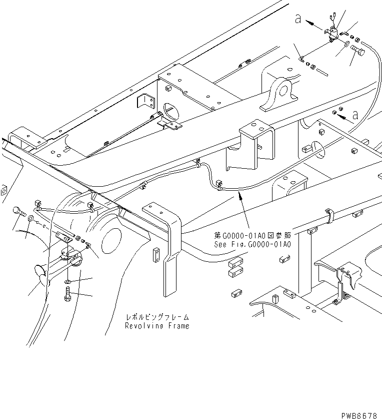 Komatsu parts book diagram for PC1100LC-6 S/N 10001-UP: AIR SYSTEM (HORN VALVE) (WITHOUT GREASE PUMP)(#10001-10156)