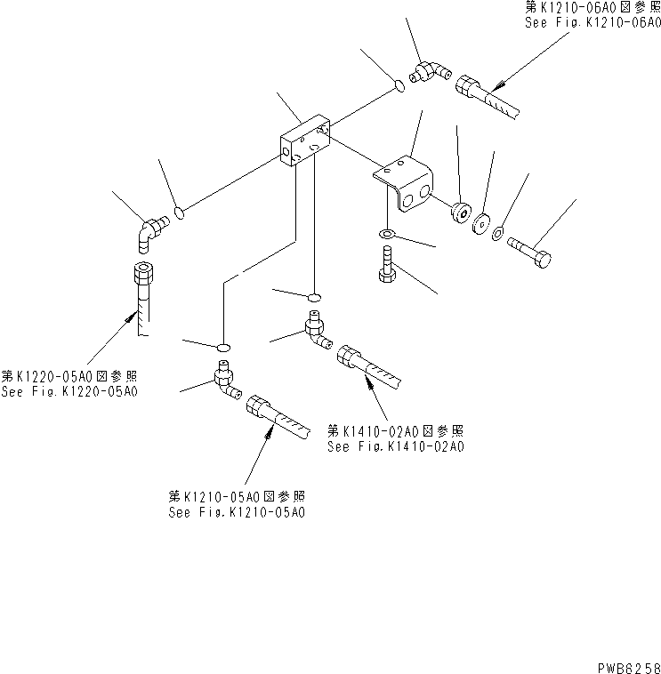 Komatsu parts book diagram for PC1100LC-6 S/N 10001-UP: RIGHT STAND (PPC WORK LINE) (PPC T-BLOCK)(#10001-10157)