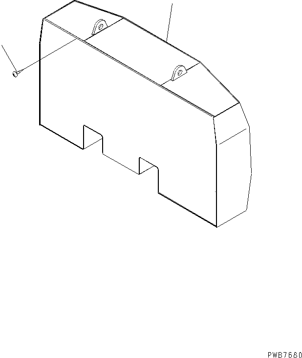 Komatsu parts book diagram for PC1100LC-6 S/N 10001-UP: COUNTERWEIGHT (17400 KG)