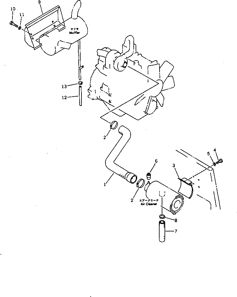 Excavators Komatsu / PC120-5C S/N 36601-UP (Custom Spec.)(pc120-0c) / ENGINE RELATED PARTS(030030 : 1101)