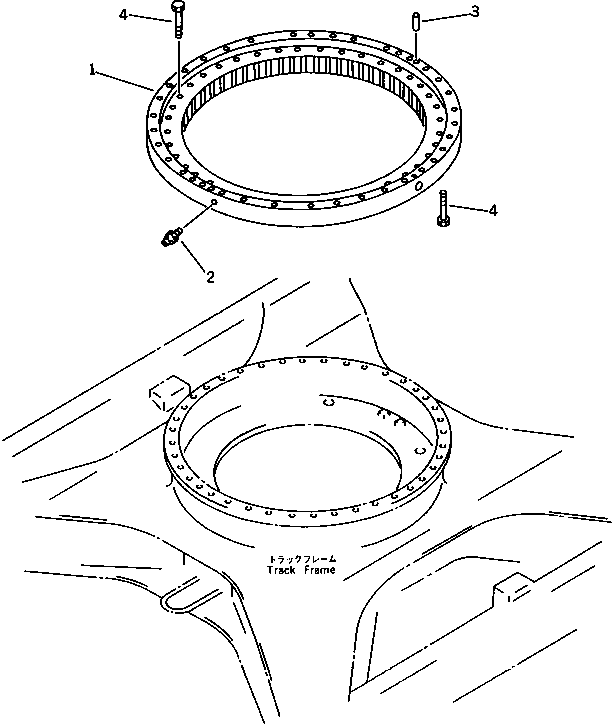 Excavators Komatsu / PC120-5C S/N 36601-UP (Custom Spec.)(pc120-0c) / SWING CIRCLE(060010 : 2501)