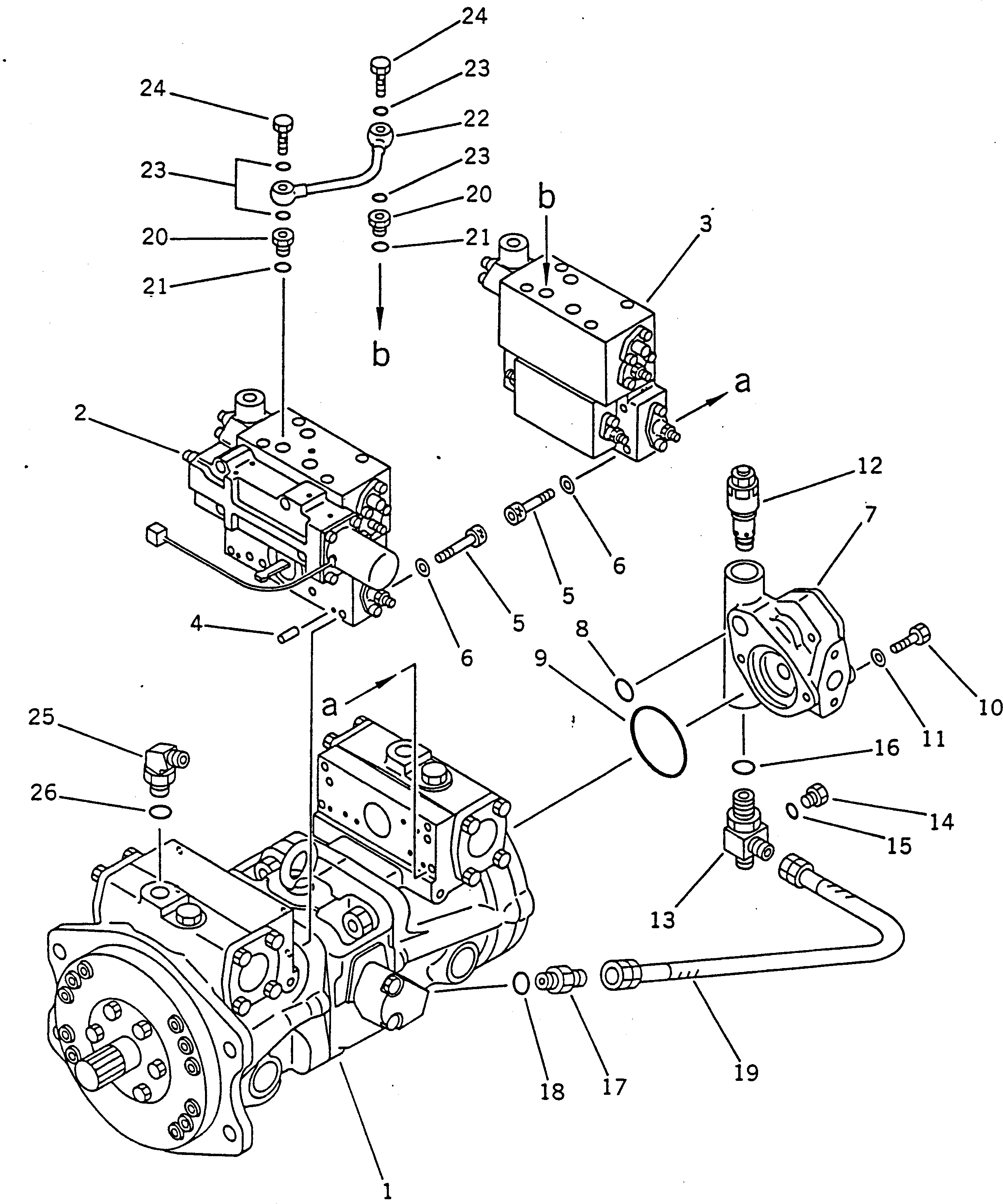 Excavators Komatsu / PC120-5C S/N 36601-UP (Custom Spec.)(pc120-0c) / HYDRAULIC PUMP (UNIT) (1/15)(180020 : 6101)