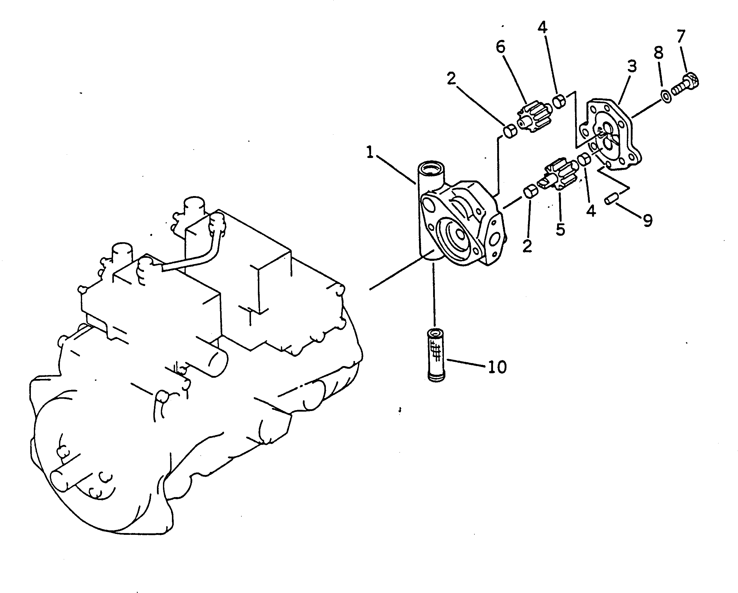 Excavators Komatsu / PC120-5C S/N 36601-UP (Custom Spec.)(pc120-0c) / HYDRAULIC PUMP (CONTROL PUMP) (15/15)(180160 : 6171)