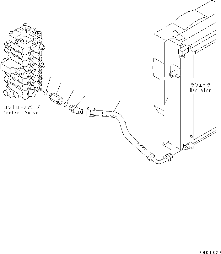 Excavators Komatsu / PC120-6Z S/N 45001-UP(pc120-8c) / RETURN LINE(#57000-)(150290 : H0330-01A0A)