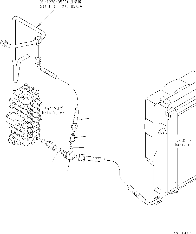 Excavators Komatsu / PC120-6Z S/N 45001-UP(pc120-8c) / RETURN LINE (ATTACHMENT)(#57000-)(150320 : H0330-01A2)