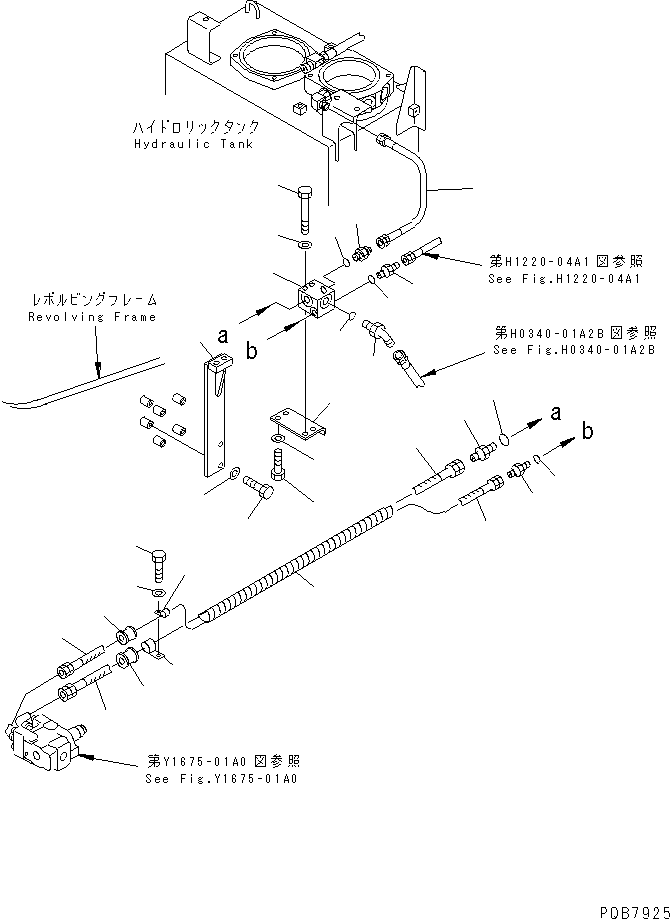 Excavators Komatsu / PC120-6Z S/N 45001-UP(pc120-8c) / ARM LOCK VALVE LINE(#57000-)(150740 : H1240-02A2A)