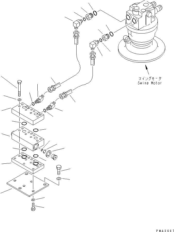 Excavators Komatsu / PC120-6Z S/N 45001-UP(pc120-8c) / SWING ANTI-RETURN(#45001-56999)(150970 : H1282-01A0)