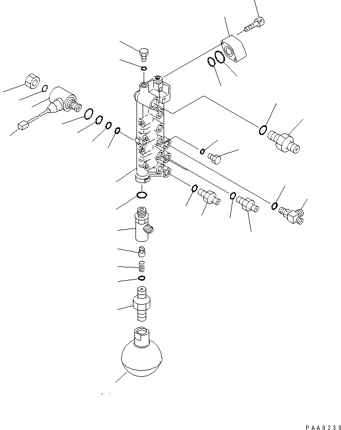 Excavators Komatsu / PC120-6Z S/N 45001-UP(pc120-8c) / SOLENOID VALVE LINE (SOLENOID VALVE) (ATTACHMENT)(#53011-56999)(151120 : H1831-01A3C)