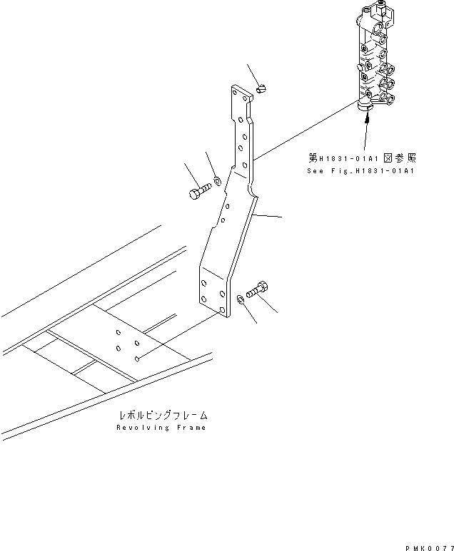 Excavators Komatsu / PC120-6Z S/N 45001-UP(pc120-8c) / SOLENOID VALVE LINE (SOLENOID VALVE BRACKET)(#49821-50310)(151210 : H1831-02A1A)