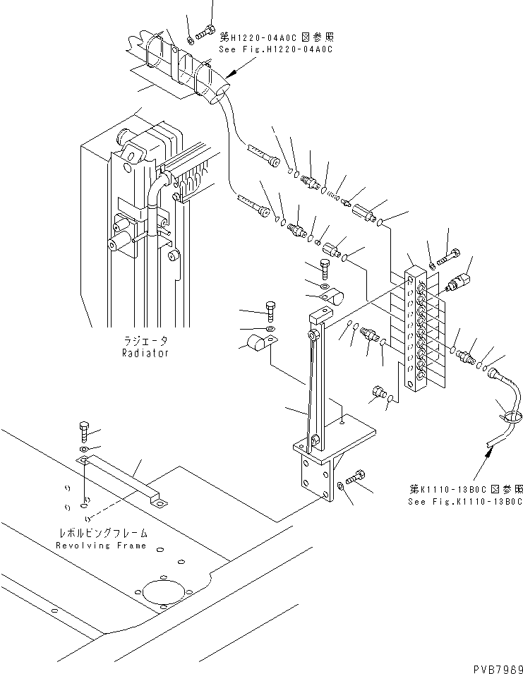 Excavators Komatsu / PC120-6Z S/N 45001-UP(pc120-8c) / PRESSURE SWITCH BLOCK(#57000-57388)(151440 : H1833-01A3C)