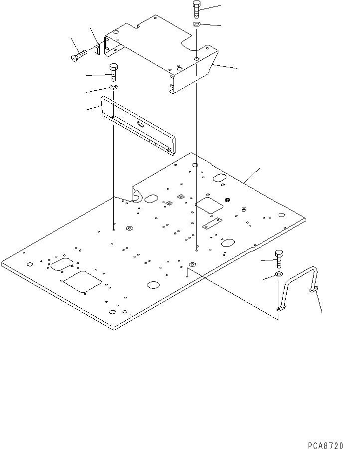 Excavators Komatsu / PC120-6Z S/N 45001-UP(pc120-8c) / FLOOR FRAME (FLOOR FRAME)(#51514-56999)(210920 : K1110-01B0C)