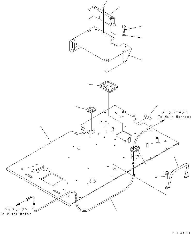Excavators Komatsu / PC120-6Z S/N 45001-UP(pc120-8c) / FLOOR FRAME (FLOOR FRAME)(#63525-)(210950 : K1110-01B0F)