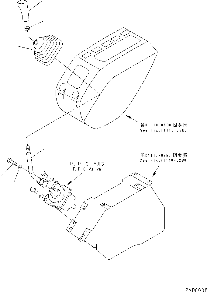 Excavators Komatsu / PC120-6Z S/N 45001-UP(pc120-8c) / FLOOR FRAME (LEFT STAND) (LEVER L.H.)(#47703-56999)(211050 : K1110-04B0)