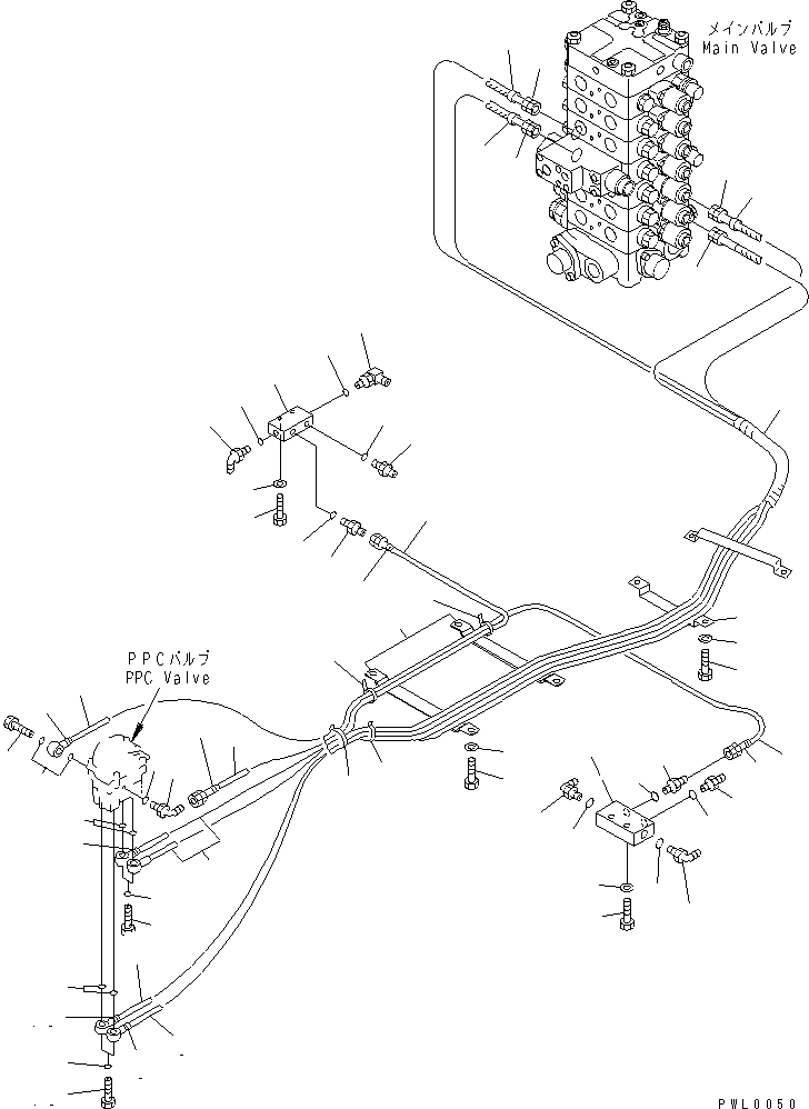 Excavators Komatsu / PC120-6Z S/N 45001-UP(pc120-8c) / FLOOR FRAME (P.P.C. TRAVEL LINE)(#60968-)(211370 : K1110-11B0C)
