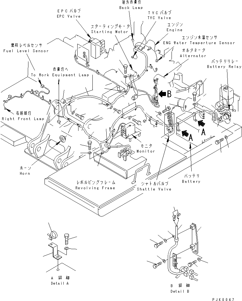 Excavators Komatsu / PC120-6Z-A1 S/N 45001-UP(pc120-8r) / WIRING (MAIN HARNESS)(#57000-)(120120 : E0200-02B0B)