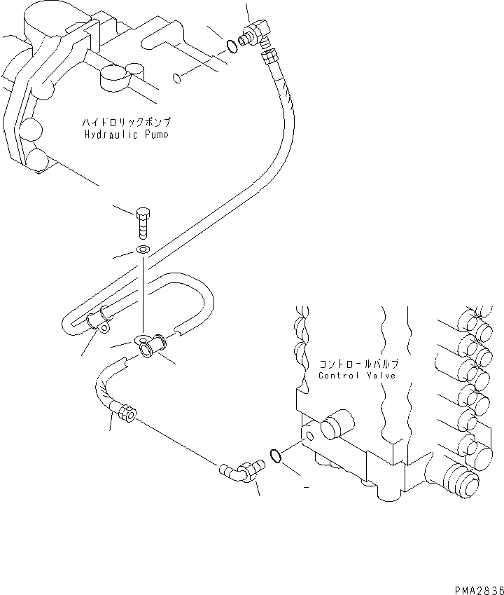 Komatsu parts book diagram for PC120-6H S/N 45001-UP: L.S. LINE(#45001-53010)
