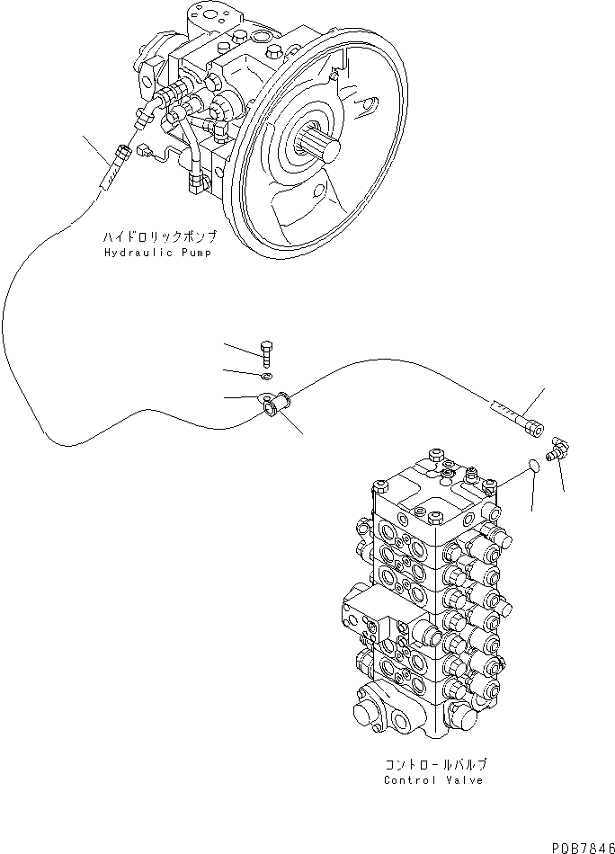 Komatsu parts book diagram for PC120-6H S/N 45001-UP: L.S. LINE(#59563-)