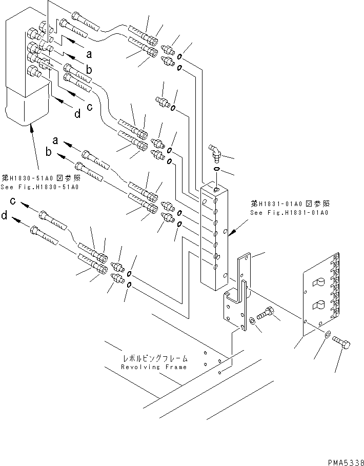 Komatsu parts book diagram for PC120-6H S/N 45001-UP: E.P.C. WORK LINE(#45001-53010)