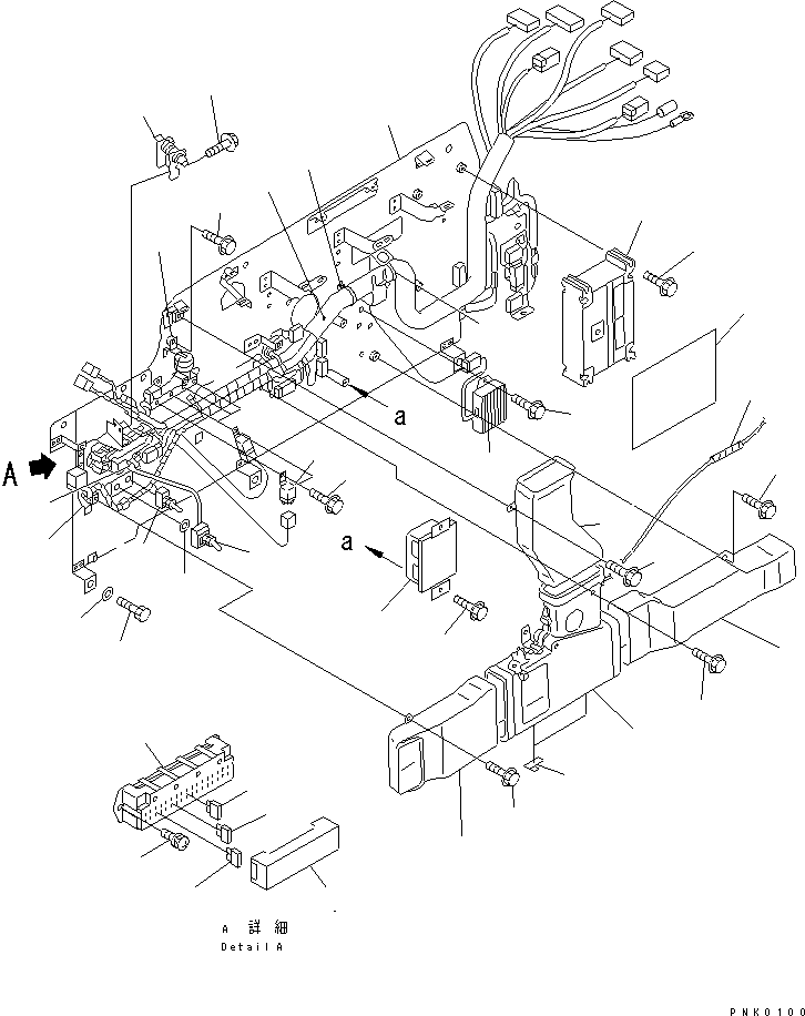 Komatsu parts book diagram for PC120-6H S/N 45001-UP: OPERATOR'S CAB (PANEL COVER) (CUSTOM)(#53011-64839)