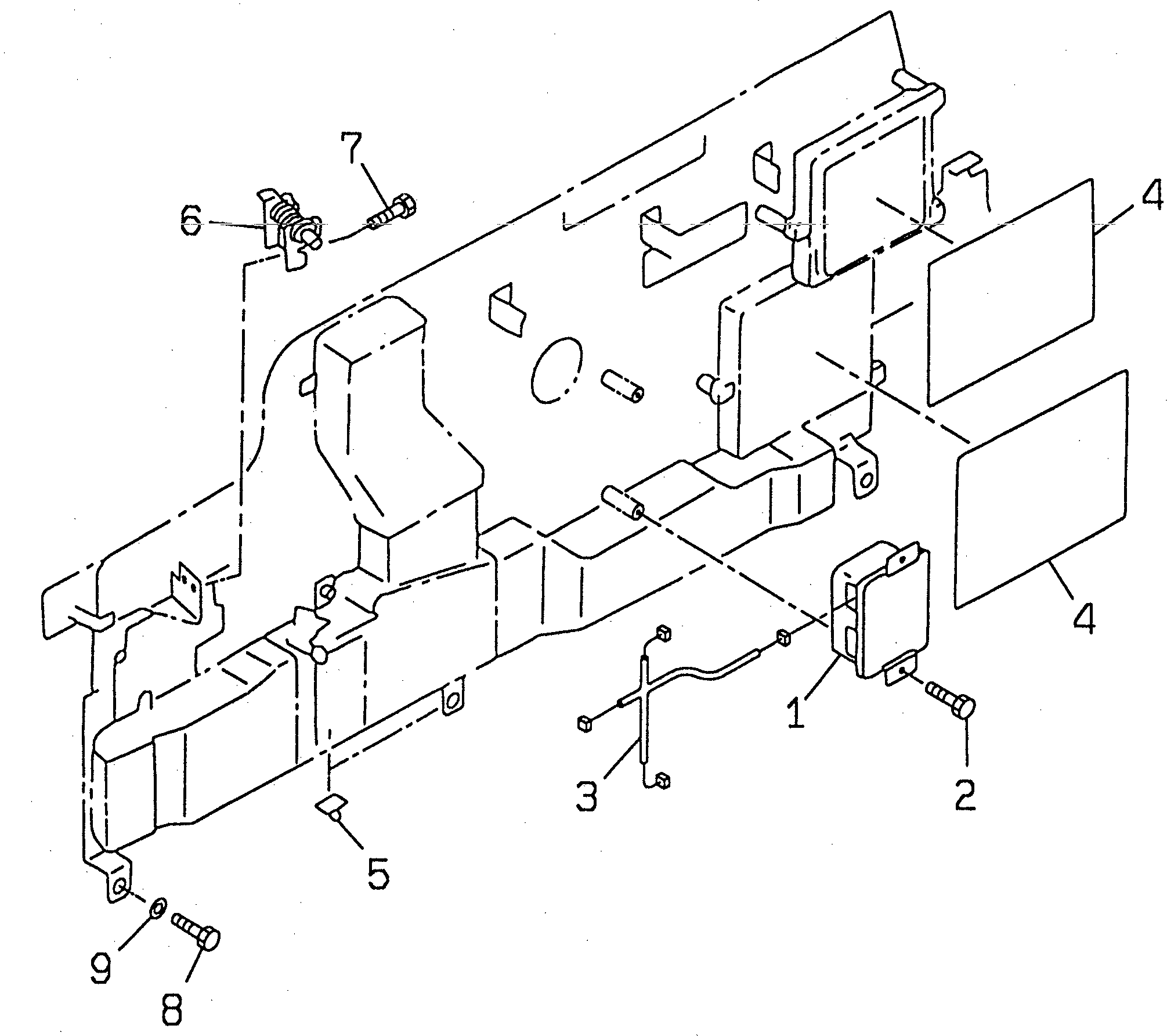 Komatsu parts book diagram for PC120-6H S/N 45001-UP: OPERATOR'S CAB (WITH AUTO PULL UP) (WIPER CONTROL ? LOCK AND LEVER LINK)(#45001-53010)