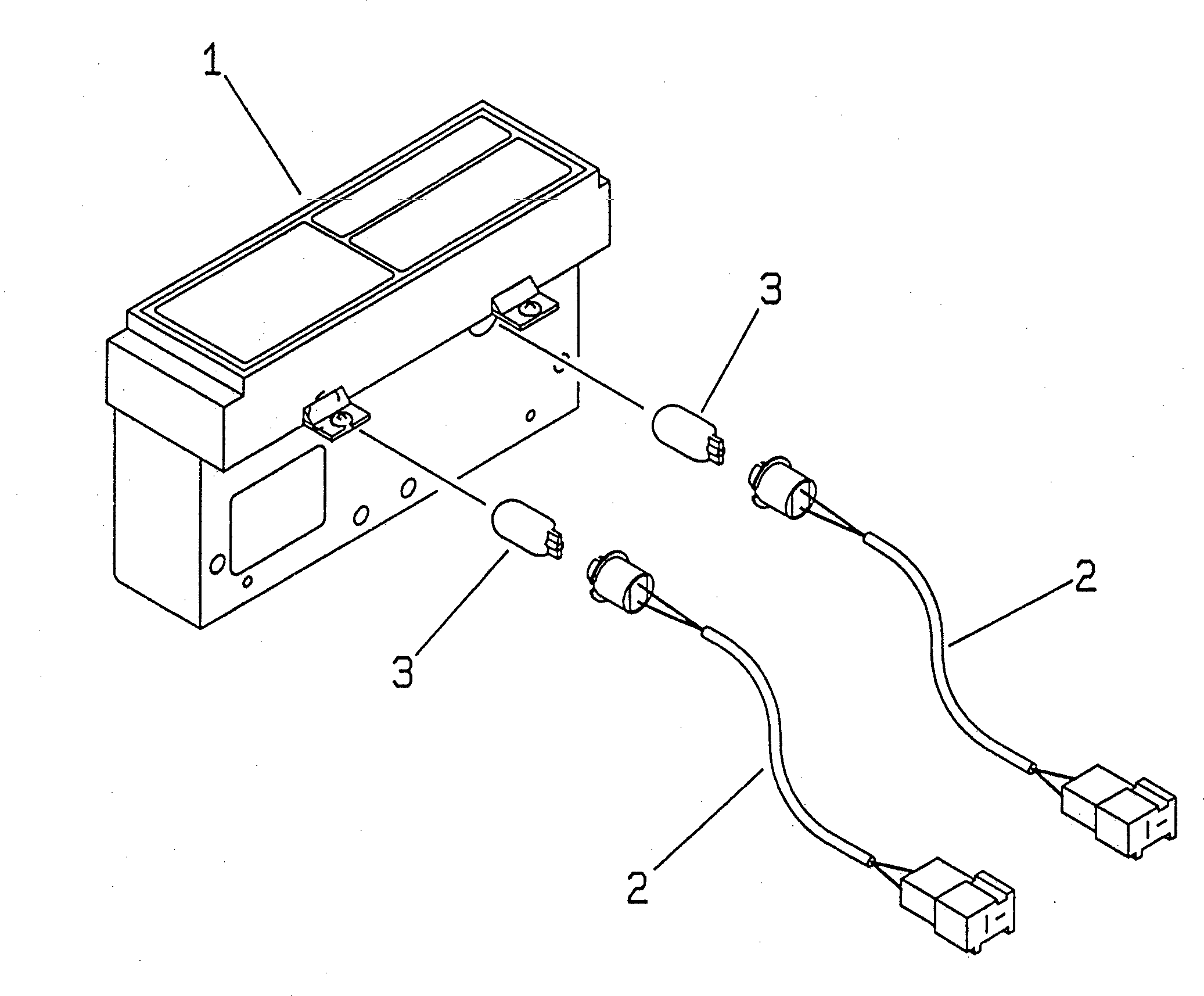 Komatsu parts book diagram for PC120-6H S/N 45001-UP: MONITOR(#45001-64839)