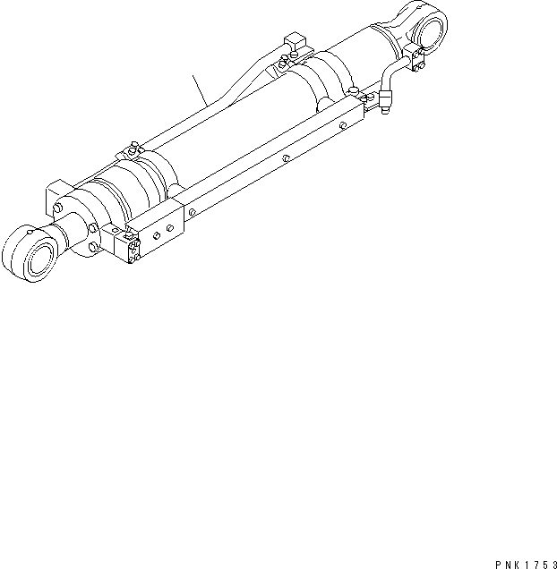 Komatsu parts book diagram for PC120-6H S/N 45001-UP: BUCKET CYLINDER (1/2) (FOR HYPER GX) (INNER PARTS)(#45001-64839)