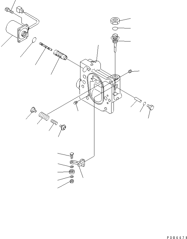 Komatsu parts book diagram for PC120-6H S/N 45001-UP: MAIN PUMP (5/9)(#45001-55038)