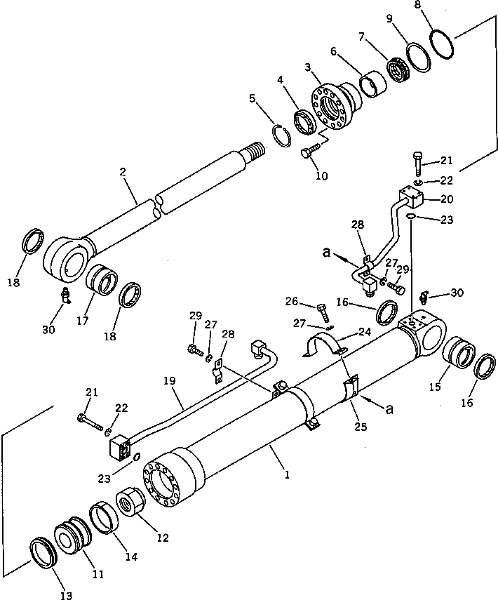 Excavators Komatsu / PC120-3 S/N 18001-UP (For U.S.A.)(pc120-bc) / BUCKET CYLINDER(#18001-20335)(180380 : 6405)