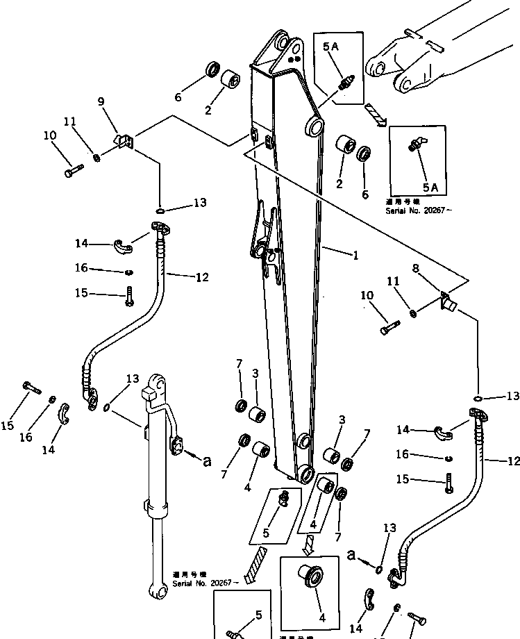 Excavators Komatsu / PC120-3 S/N 18001-UP (For U.S.A.)(pc120-bc) / LONG ARM(#18001-20335)(210210 : 7311)